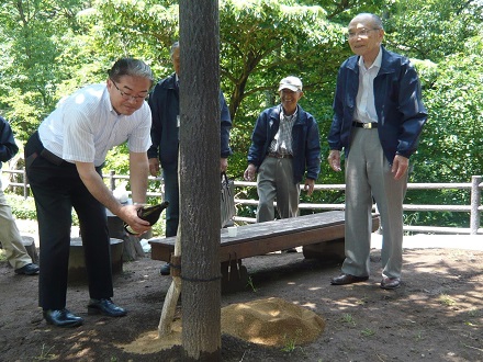 お神酒掛け